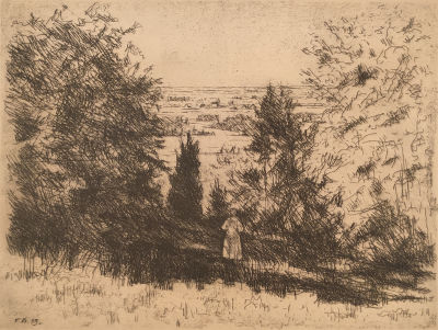 [Графика] Верейский Георгий Семёнович (1886–1962). 1939. Бумага, офорт. 23,3&times;31 см/ 28,4&times;42 