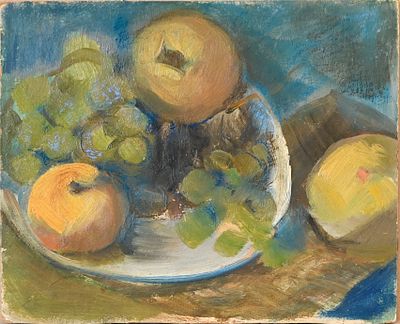 Карвовский Алексей Васильевич (1893‒1972). Натюрморт. Б/д. Картон, масло. 16,5&times;20,5 см. На 