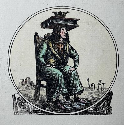 Антонов Александр Георгиевич (род. 1946). Иллюстрация к трактату Ричарда де Бери "Филобиблон" 