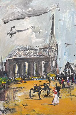 Батынков Константин Александрович (род. 1959). Б/н. Б/д. Винил, акрил, белила. 29,5&times;20,5 см. На 