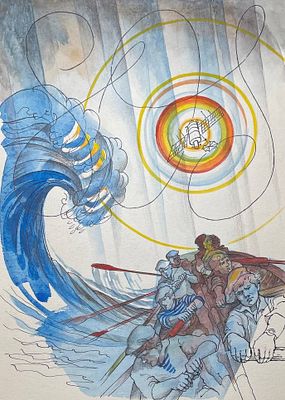 Бойко Галина Николаевна (1936‒2006), Шалито Игорь Наумович (1932‒2017). Иллюстрация к альманаху 