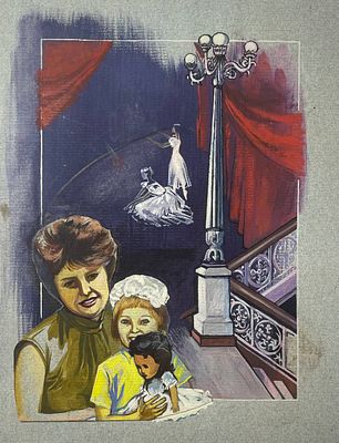 Бубэ Нелли Витальевна (род. 1949). Иллюстрация к книге Э. Ульмер "Лора, Меккер и домик для 