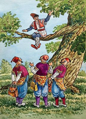 Брюханов Дмитрий Афанасьевич (1915‒1992). Вторая сторонка обложки к книге Дж. Катича "Хитрый 
