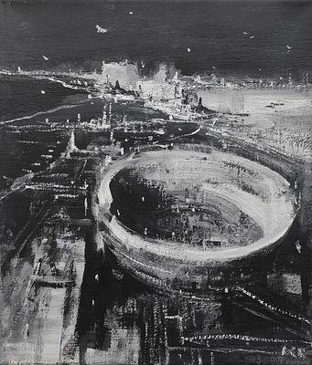 Батынков Константин Александрович (род. 1959). Галилея. 2024. Холст на подрамнике, акрил. 35&times;30 