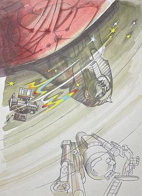 Бойко Галина Николаевна (1936—2006), Шалито Игорь Наумович (1932—2017). Иллюстрация к альманаху 