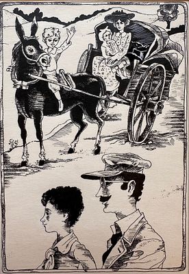 Борисов Павел Александрович (род. 1944). Иллюстрация к книге М. Паньоля &laquo;Детство Марселя&raquo; (М.: 