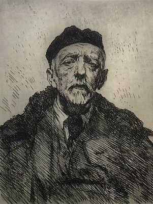 Верейский Георгий Семёнович (1886—1962).Портрет Сергея Митрофановича Зарудного (1865—1940) — 