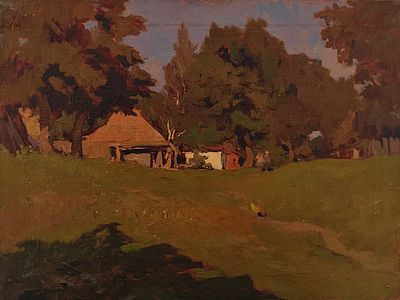 [Из собрания дочери художника] Кокорин Анатолий Владимирович (1908—1987). Лето. 1949. Холст 