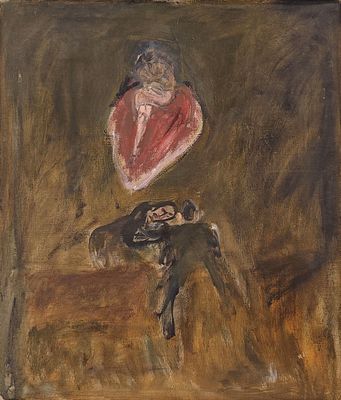 Конышева Натта Ивановна (1935—2022). Антикварный салон. 2008. Холст, масло. 69&times;59 см. Размер в 