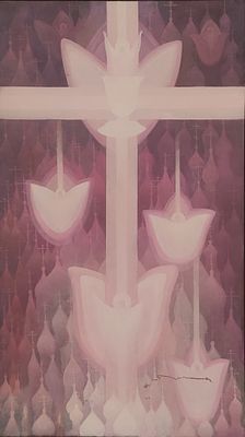 Линицкий Виталий Дмитриевич (Епископ Стефан) (род. 1934). Сияние Символов. 2018. Оргалит 