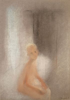 Утенкова-Тихонова Елена Евгеньевна (род. 1965). Утро. 2019. Бумага, сухая пастель. 41,5&times;29,5 