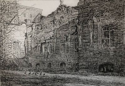 Щерба Василий Игнатьевич (род. 1938). Дом, в котором Пушкин встречался с Баратынским. 1997. 