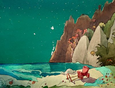 Иванов-Вано Иван Петрович (1900—1987) и Мильчин Лев Исаакович (1920—1987). 
Фон к мультфильму 