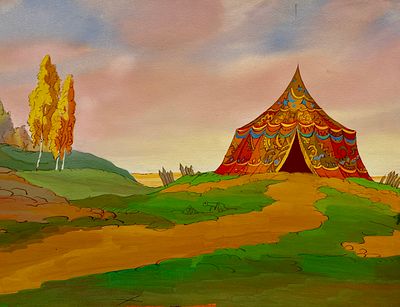 Иванов-Вано Иван Петрович (1900—1987) и Мильчин Лев Исаакович (1920—1987). 
Фон к мультфильму 