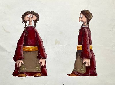 Бабаян Гагик Вава (род. 1957).
Эскиз персонажа для кукольного мультфильма &laquo;Смерть мышонка&raquo; 