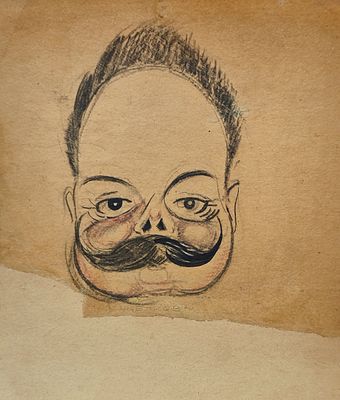 [Первые имена соцреализма] Иогансон Борис Владимирович (1893—1973). Портрет Шветкова. Без даты. 