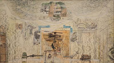 Китаев Март Фролович (1925—2020). Эскиз к театральной постановке А. Чехова &laquo;Леший&raquo; (реж. Адольф 