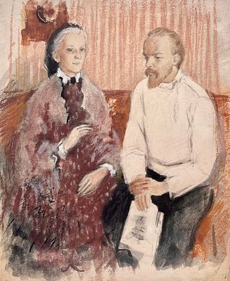 Богаевская Ольга Борисовна (1915—2000). Иллюстрация к книге З. Воскресенской &laquo;Сердце матери&raquo; 