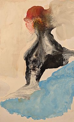 Абдулов Александр Гавриилович (1953—2008). Абстрактная композиция. Без даты. Картон, акрил. 39 