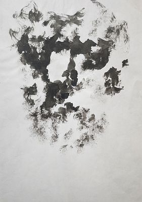 Бух Арон Фроимович (1923—2006). Автопортрет. 2000-е. Бумага, акварель. 29,5 × 20,7 см. Арон 