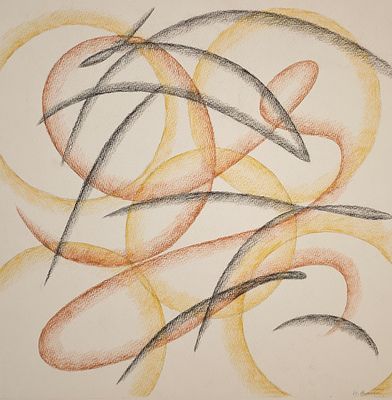 Витинг Николай Иосифович (1910—1991). Спортивный танец. Музыкальная серия. 1981. Бумага 