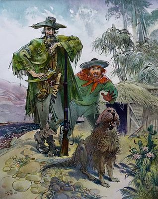 Богачёв Юрий Николаевич (род. 1956). Иллюстрация к роману Т. М. Рида &laquo;Всадник без головы&raquo;. 