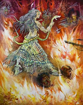 Богачёв Юрий Николаевич (род. 1956). Иллюстрация к роману Т. М. Рида &laquo;Оцеола, вождь семинолов&raquo; 