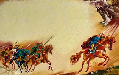 Борисов Анатолий Александрович (1932—2018). Иллюстрация к сказке А. Толстого &laquo;Сказка о 