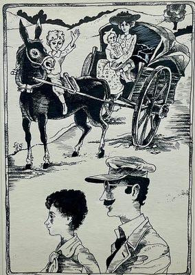 Борисов Павел Александрович (род. 1944). Иллюстрация к книге М. Паньоля &laquo;Детство Марселя&raquo; (М.: 