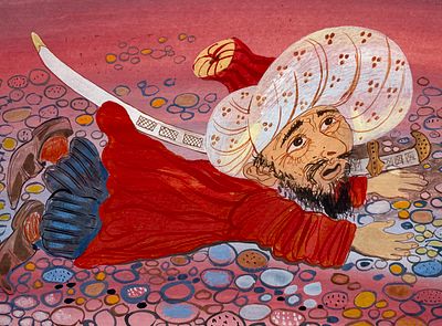 Власов Василий Николаевич (род. 1953). Иллюстрация к книге В. Гауэра «Маленький Мук» 