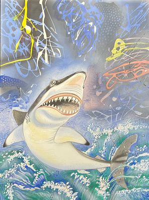 Власов Василий Николаевич (род. 1953). Иллюстрация к книге П. Грипари «Сказки улицы Брока» (М.: 