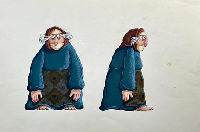 Бабаян Гагик Вава (род. 1957). Эскиз персонажа для кукольного мультфильма &laquo;Смерть мышонка&raquo; 