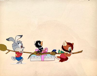 Колюшева Татьяна Васильевна (род. 1937). Фаза движения из мультфильма &laquo;Пряник&raquo; (М.: 