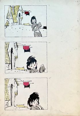 Саркисян Перч Ашотович (1922 – 1970). Кадры к мультфильму &laquo;Кузнец-колдун&raquo; (М.: Киностудия 