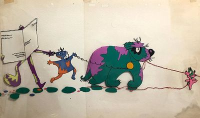 Федорова Елена Юрьевна (род. 1954). Составной лот: три фазы движения из мультфильма &laquo;Загадка&raquo; 