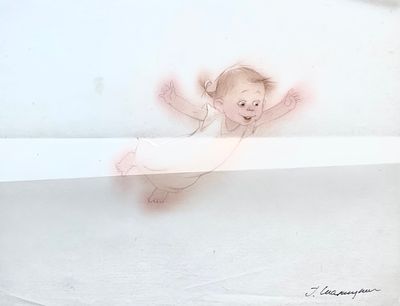 Шакицкая Галина Петровна (род. 1947). Фаза движения из мультфильма &laquo;Полынная сказка в три блина 