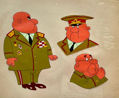 Шварцман Леонид Аронович (1920 – 2022). Фаза движения из мультфильма &laquo;Обезьянки в опере&raquo; (М.: 