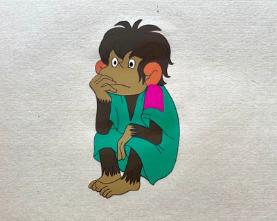 Шварцман Леонид Аронович (1920 – 2022). Фаза движения из мультфильма &laquo;Осторожно, обезьянки!&raquo; 