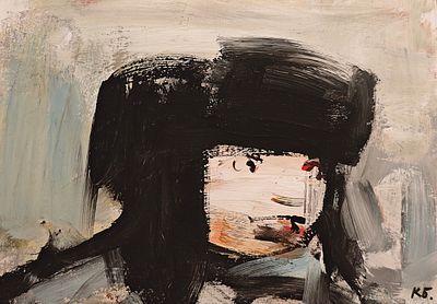 Батынков Константин Александрович (род. 1959). Портрет мальчика. 2010. Бумага, акрил. 20,8 &times; 29 