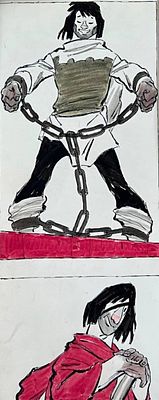 Саркисян Перч Ашотович (1922 – 1970). Кадр к мультфильму &laquo;Кузнец-колдун&raquo; (М.: Союзмультфильм 