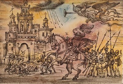 Курчевский Вадим Владимирович (1928 – 1997). Иллюстрация к мультфильму &laquo;Освобождённый Дон 