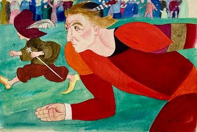 Муратова Лейла Мустафовна (род. 1939). Кадр к диафильму &laquo;Маленький Мук. Карлик Нос&raquo; (М.: 