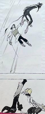 Саркисян Перч Ашотович (1922 – 1970). Кадры к мультфильму &laquo;Кузнец-колдун&raquo; (М.: Союзмультфильм 