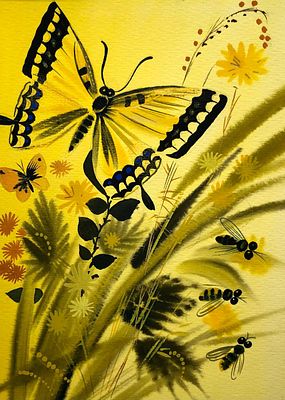 Аземша Александр Николаевич (1950—2014). Иллюстрация к книге И. Зиедониса &laquo;Вересковый край&raquo; 