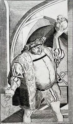 Богдеско Илья Трофимович (1923—2010). Иллюстрация к произведению Эразма Роттердамского &laquo;Похвала 