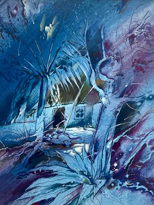 Борисов Анатолий Александрович (1932—2018). Иллюстрация к книге Р. Киплинга &laquo;Маугли&raquo; (Минск: 