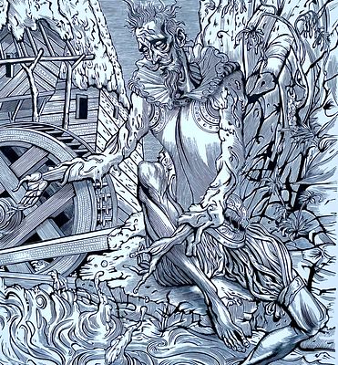 Верхоланцев Михаил Михайлович (р. 1937). Иллюстрация к произведению М. де Сервантеса &laquo;Дон 