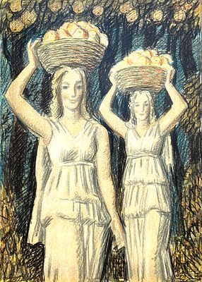 Гершкович Юрий Соломонович (1937—2013). Иллюстрация к собранию новелл Джованни Боккаччо 