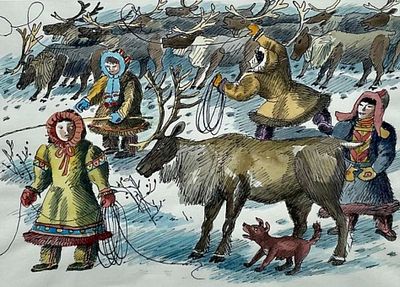 Диодоров Борис Аркадьевич (род. 1934). Иллюстрация из книги стихов Н. Кончаловской &laquo;Дело в 