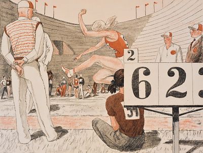 Власов Василий Адрианович (1905—1979). Третья попытка. 1969. Бумага, цветная автолитография. 41 